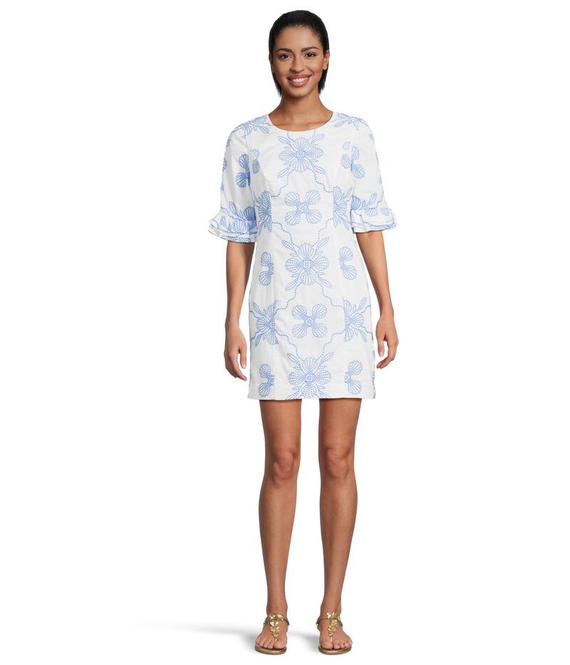 リリーピュリッツァー レディース トップス ワンピース Lilly Pulitzer Fiesta Dress Sunwashed Blue ブルー