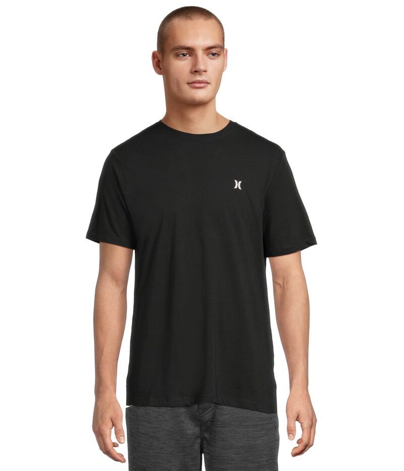 ハーレー メンズ トップス シャツ Hurley Icon Short Sleeve Tee Black ブラック