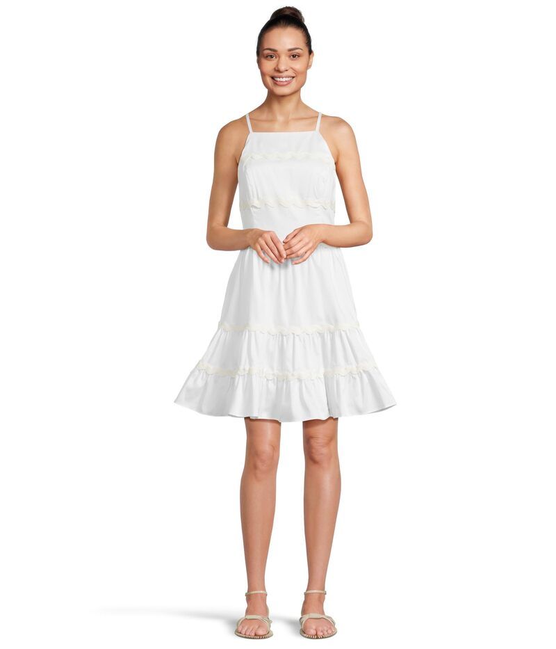 リリーピュリッツァー レディース トップス ワンピース Lilly Pulitzer Angelynn Stretch Dress Resort White ホワイト