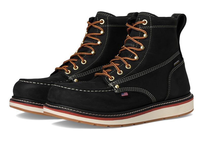 キーン メンズ シューズ ブーツ・レインブーツ KEEN Utility Liberty 6 Waterproof Boot Carbon Toe BlackGum ブラック