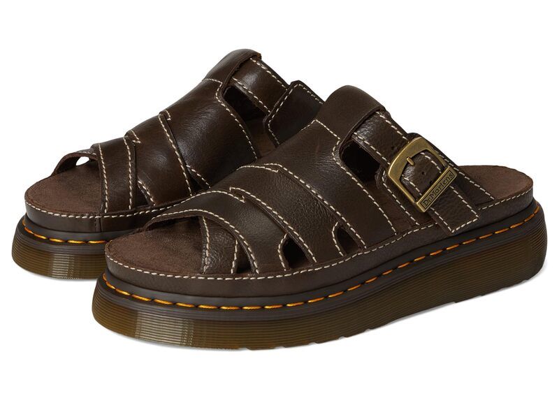ドクターマーチン メンズ シューズ サンダル Dr Martens Maxxy Kelp Brown ブラウン