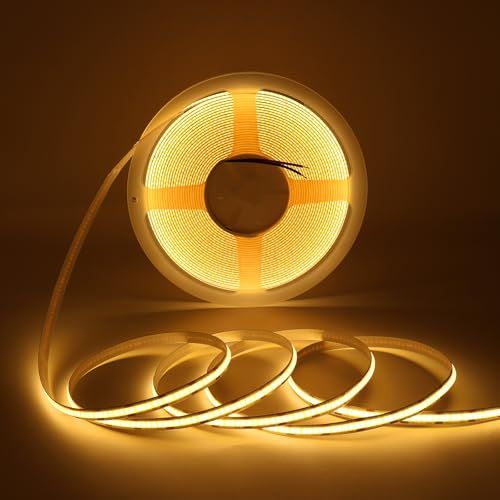 COB LEDテープライト10m 12V 電球色3000K 調光可能 テープライト 3120LEDs高輝度 幅8mm 切断可能 高演色CRI90 粘着テープ付き 間接照明 店舗 室内 DIY装飾 LEDストリップ★m 29a8b4d4
