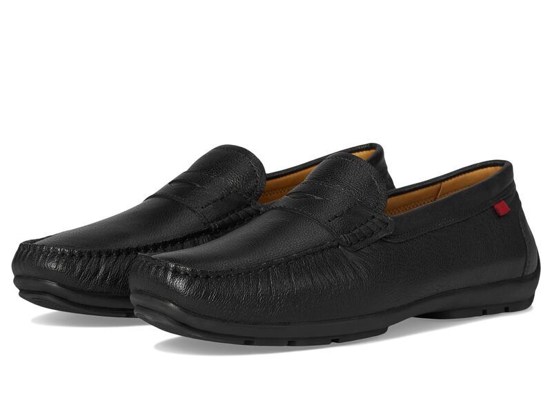 マークジョセフニューヨーク メンズ シューズ スリッポン・ローファー Marc Joseph New York Hamilton Pl Black Grainy ブラック