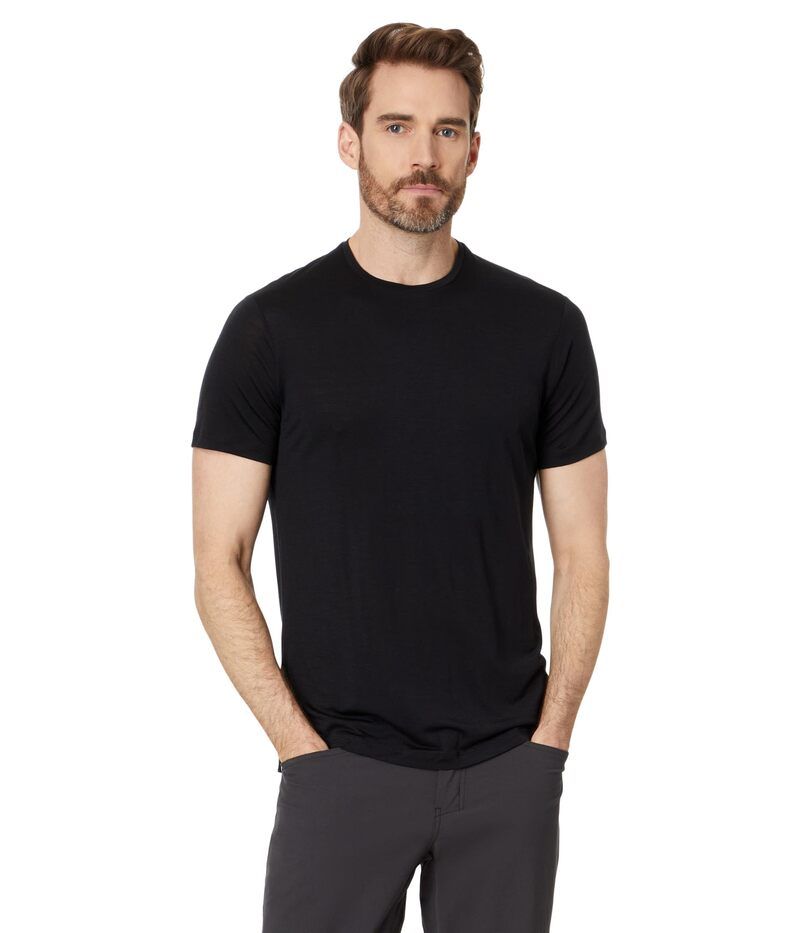 アイスブレーカー メンズ トップス シャツ Icebreaker 125 CoolLite Sphere III Short Sleeve Tee Black ブラック
