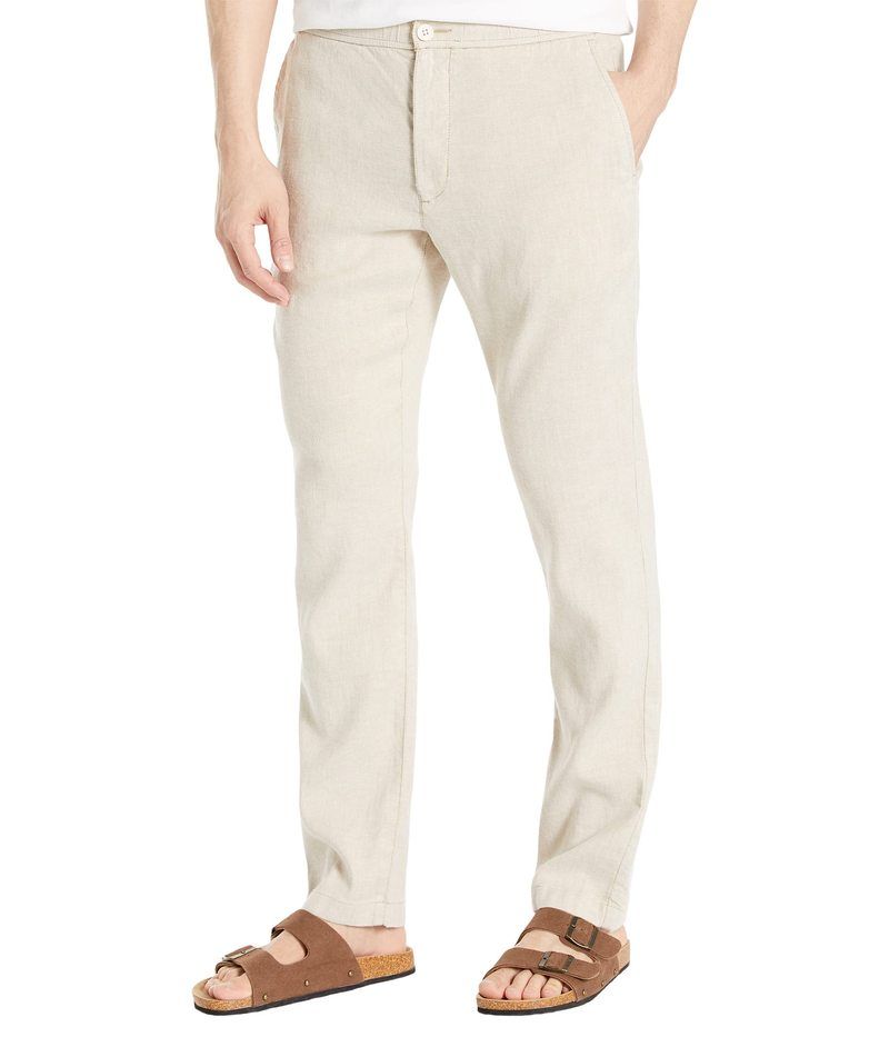 トッミーバハマ メンズ ボトムス カジュアルパンツ リネン Tommy Bahama Beach Coast Linen PullOn Pants Stone Khaki カーキ