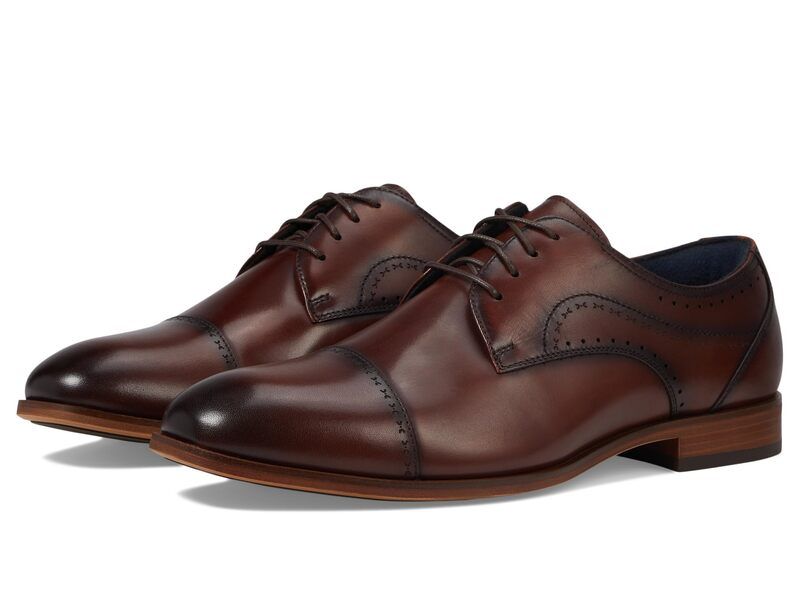 ステイシーアダムス メンズ シューズ オックスフォード キャップ レース Stacy Adams Bryant Cap Toe LaceUp Brown ブラウン