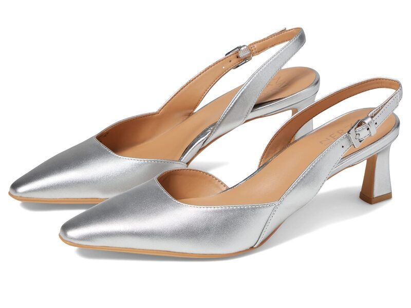 ナチュライザー レディース シューズ ヒール Naturalizer Dalary Silver Leather シルバー