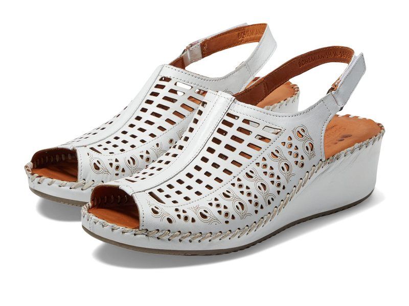 スプリングステップ レディース シューズ ヒール Spring Step Bohemianish White ホワイト