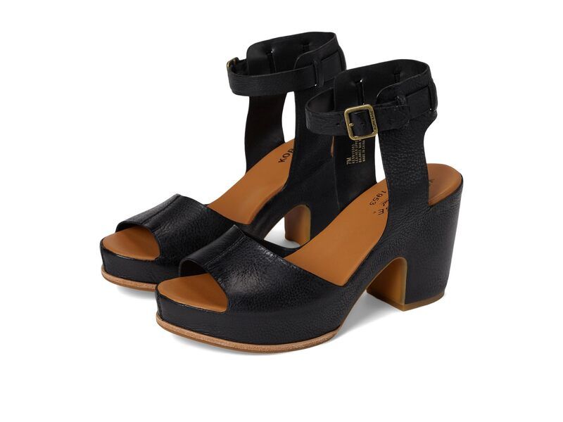 コークイーズ レディース シューズ ヒール KorkEase Stasia Black ブラック