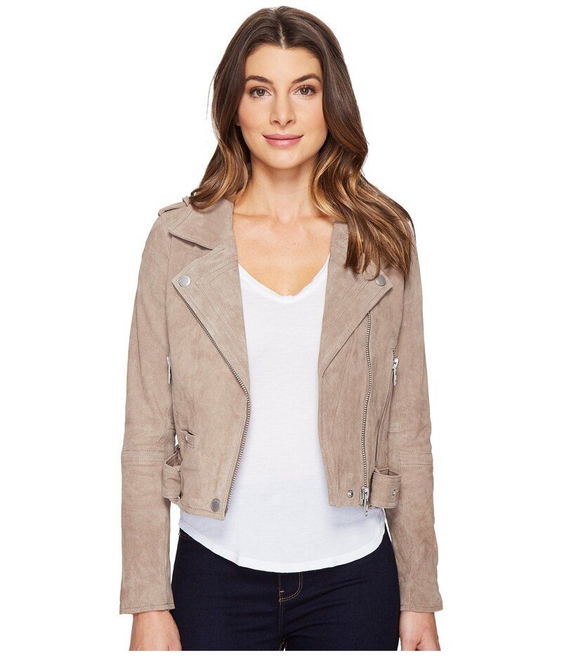 ブランクニューヨーク レディース アウター コート スエード ジャケット Blank NYC Suede Moto Jacket Sand Stoner サンド