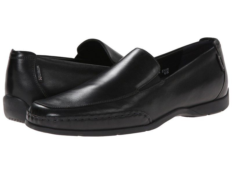 メフィスト メンズ シューズ スリッポン・ローファー Mephisto Edlef Black Smooth Le ブラック