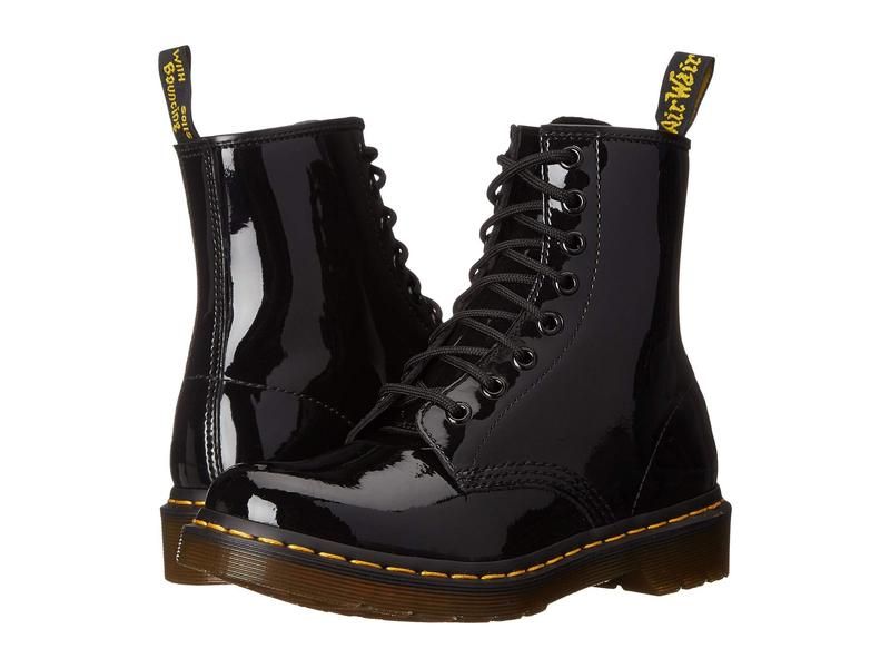 ドクターマーチン レディース シューズ ブーツ・レインブーツ Dr Martens 1460 W Black Patent La ブラック