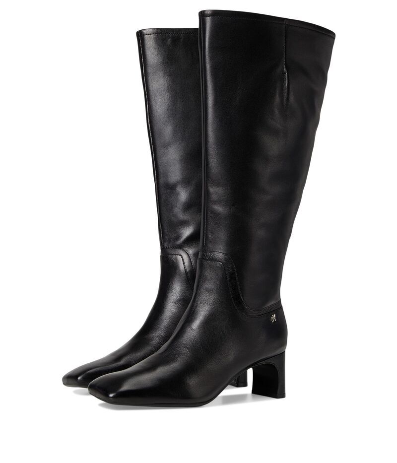 ナチュライザー レディース シューズ ブーツ・レインブーツ Naturalizer Candela Wide Calf Knee High Boots Black Leather ブラック