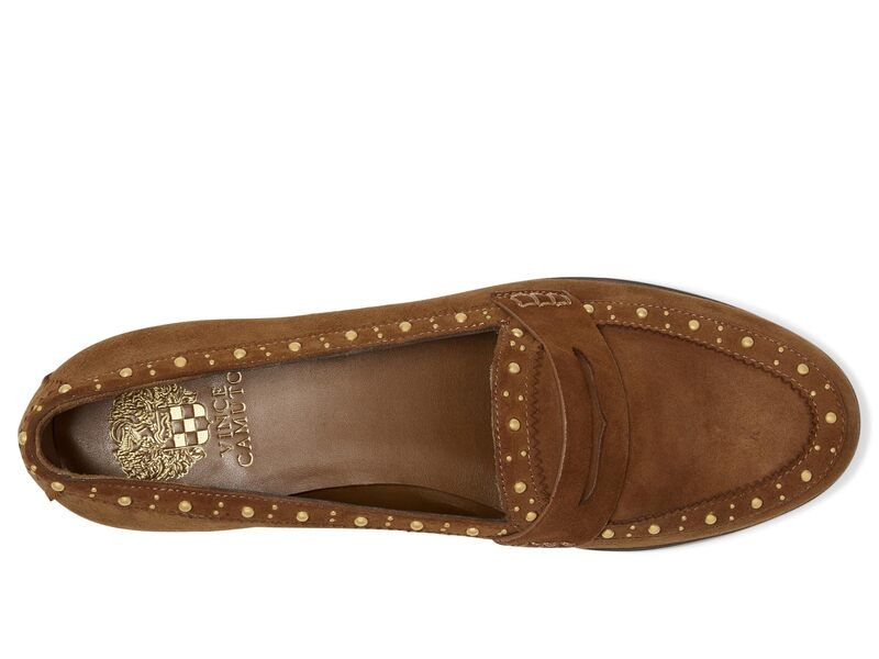 ヴィンスカムート レディース シューズ スリッポン・ローファー Vince Camuto Camdyn Studded Flat Loafer Burnt Sugar ヴィンスカムート レディース シューズ スリッポン・ローファー Vince Camuto Camdyn Studded Flat Loafer Burnt Sugar