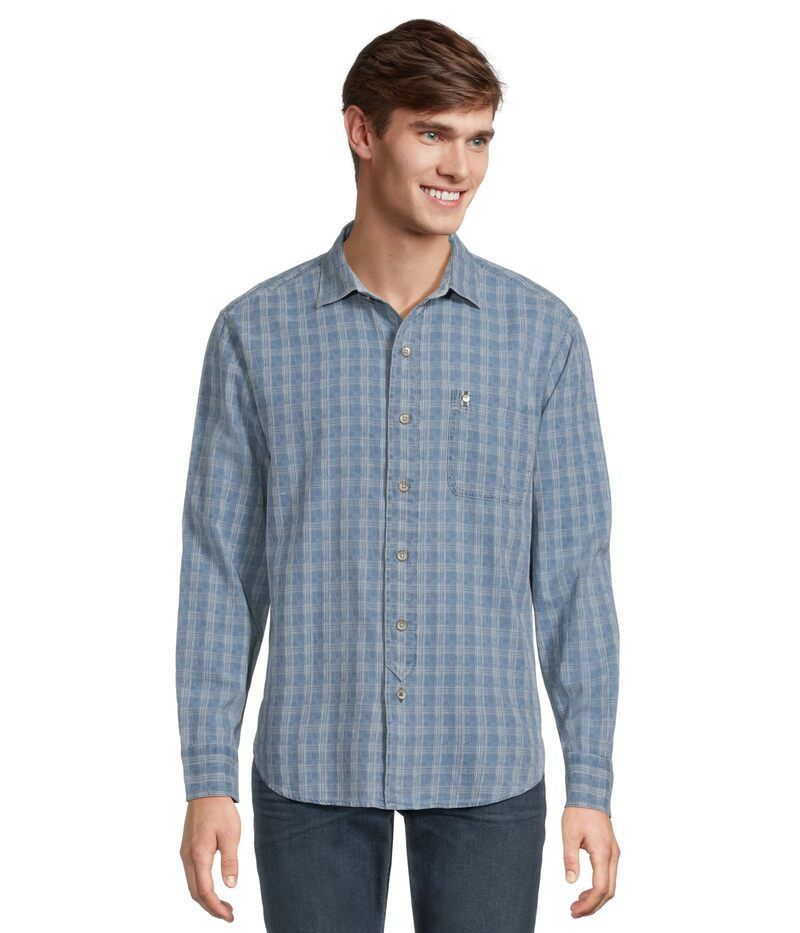 トッミーバハマ メンズ トップス シャツ Tommy Bahama Lopez Island Check Light Indigo インディゴ 17,005円