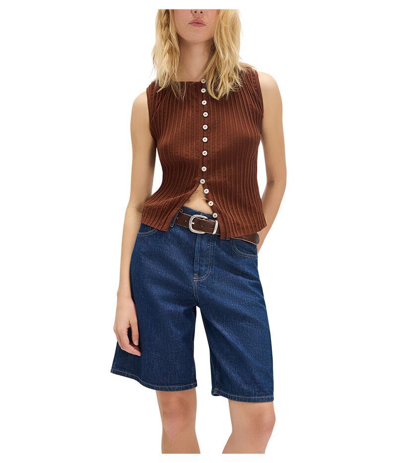 フリーピープル レディース アウター コート ベスト Free People Tilly Vest Honey Bronze