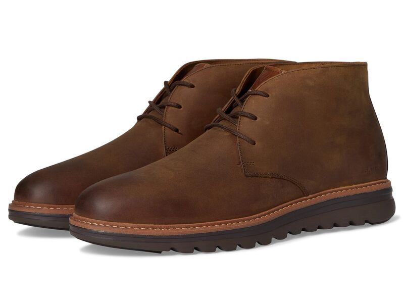 ジョンストンアンドマーフィー メンズ シューズ オックスフォード Johnston Murphy Braxton Chukka Brown Oiled Ful ブラウン