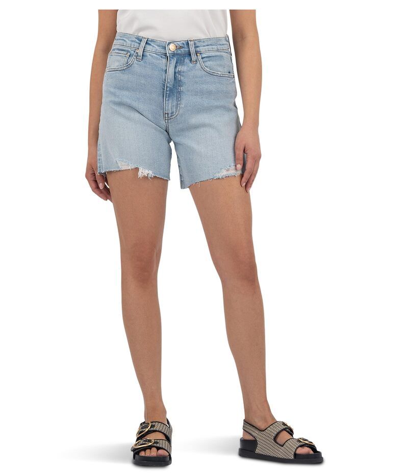 カットフロムザクロス レディース ボトムス ハーフパンツ・ショーツ ショートパンツ KUT from the Klothailey HighRise Shorts with Raw Hem Openness