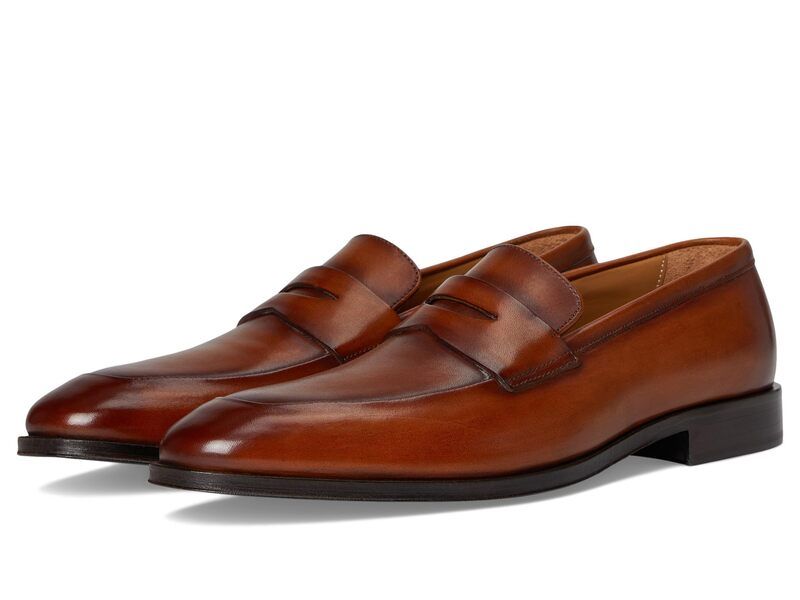 ブルーノマグリ メンズ シューズ スリッポン・ローファー Bruno Magli Maioco Penny Cognac