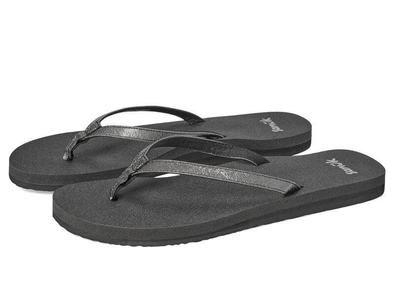 サヌーク レディース シューズ サンダル Sanuk Yoga Joy Ii Bling Silver シルバー