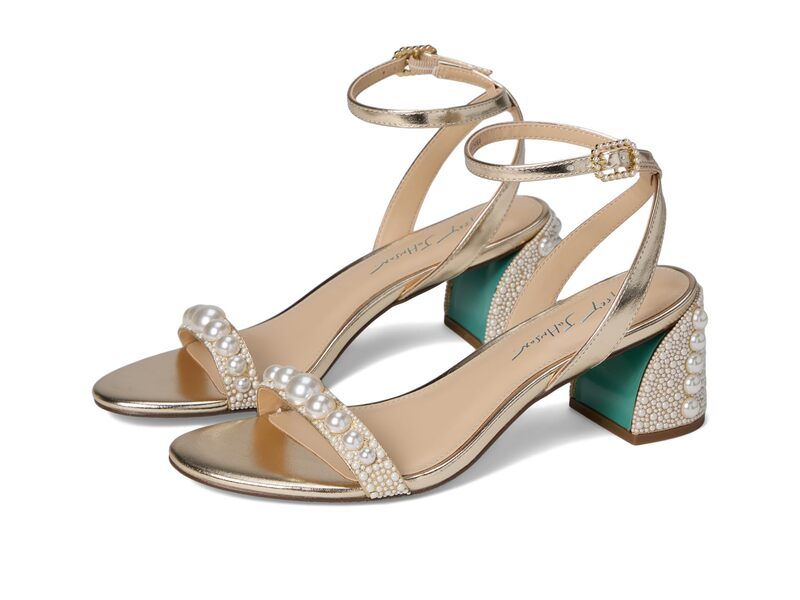 ブルーバイベトシージョンソン レディース シューズ ヒール Blue by Betsey Johnson Tina Gold ゴールド