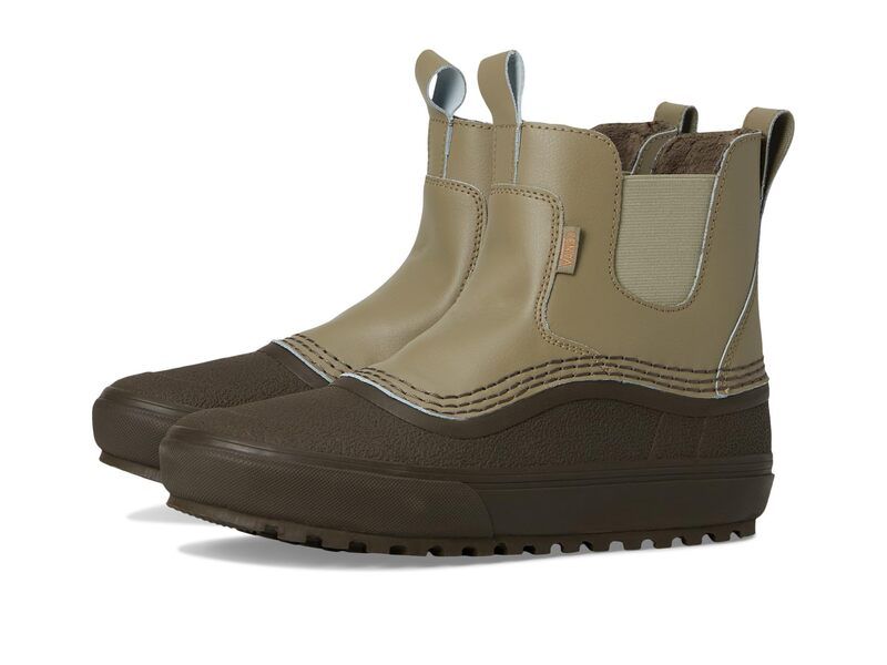 バンズ メンズ シューズ ブーツ・レインブーツ チェルシー Vans Mte Standard Mid Chelsea Waterproof Bay Leaf