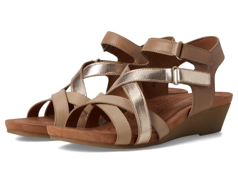 コブ ヒル レディース シューズ ヒール Cobb Hill Helin TaupeGold Leat トープ