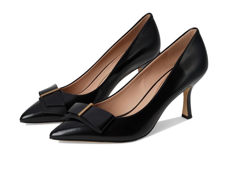 コールハーン レディース シューズ ヒール Cole Haan Felicia Bow Pumps Black Box Leath ブラック