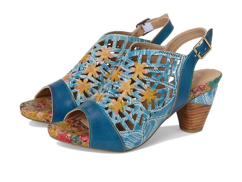 スプリングステップ レディース シューズ ヒール LArtiste by Spring Step Eclipsing Blue Multi ブルー