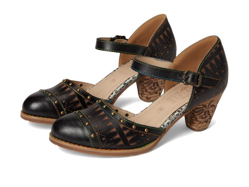 スプリングステップ レディース シューズ ヒール LArtiste by Spring Step Niobella Navy 1 ネイビー