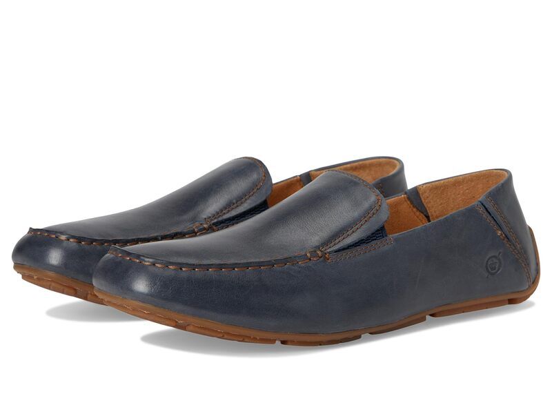 ボーン メンズ シューズ スリッポン・ローファー Born Marcel Navy Oceano ネイビー