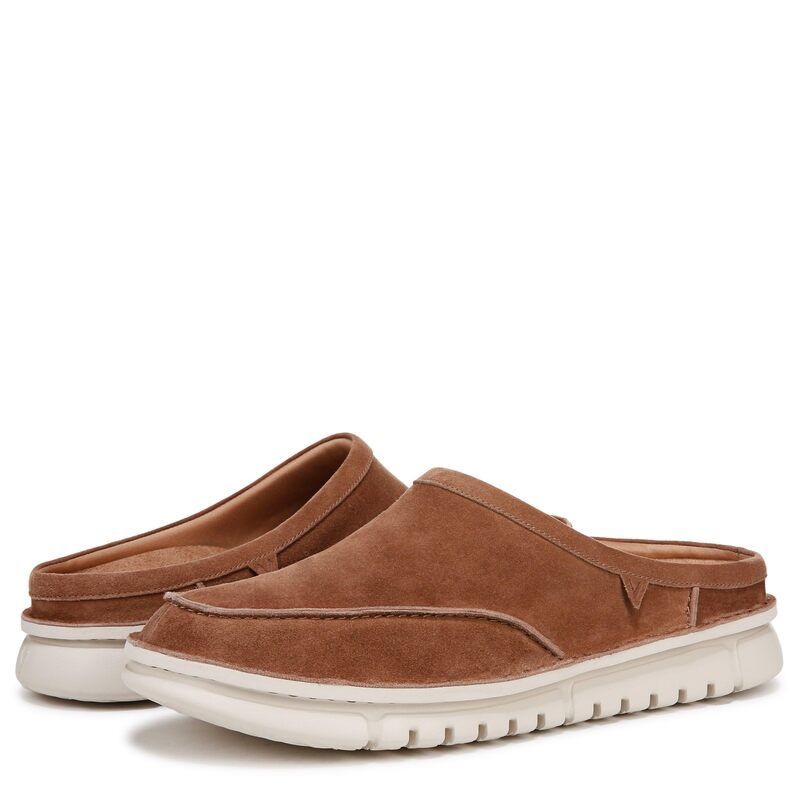 バイオニック メンズ シューズ サンダル VIONIC Muptown Clogs Mules Hazelnut Brown ブラウン