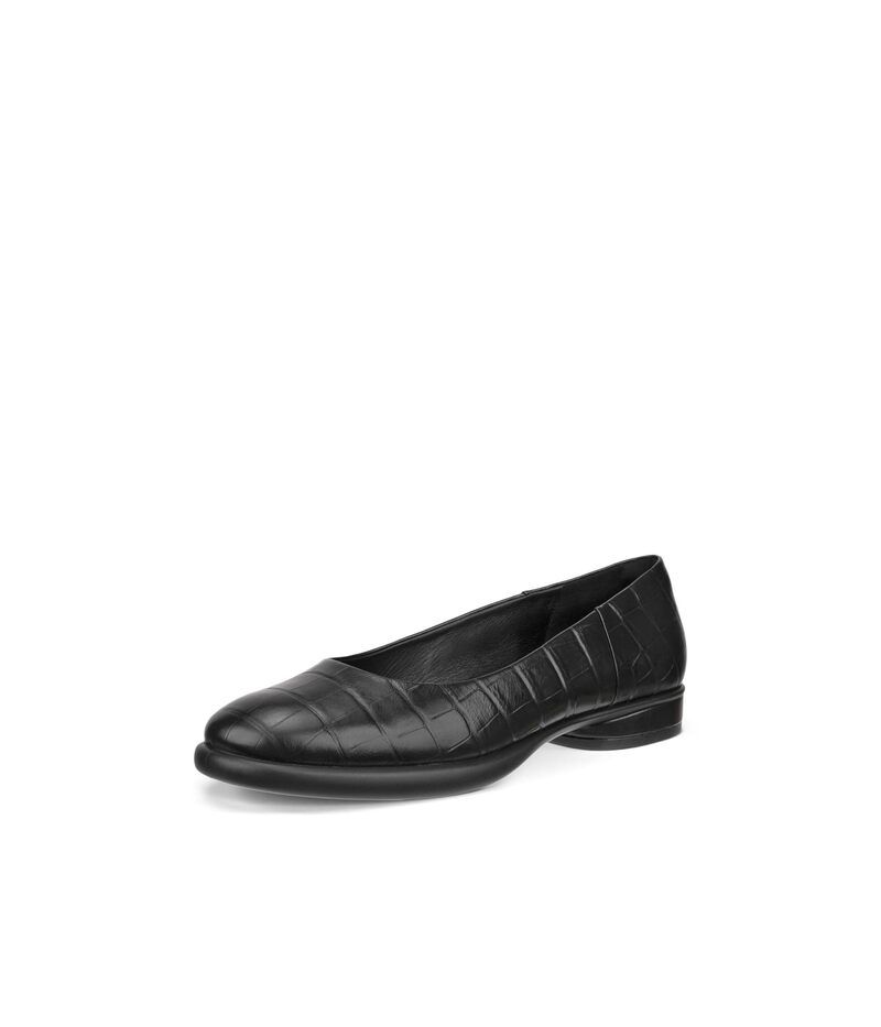 エコー レディース シューズ サンダル ECCO Sculpted Luxe Ballerina Black Reptile ブラック