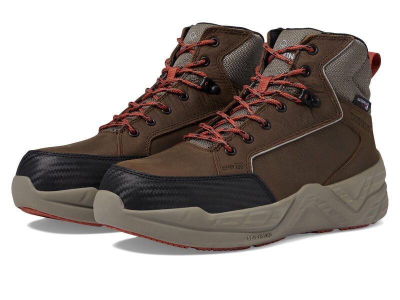 ウルヴァリン メンズ シューズ ブーツ・レインブーツ Wolverine Proshift LX 6 Waterproof Composite Toe Sudan Brown ブラウン