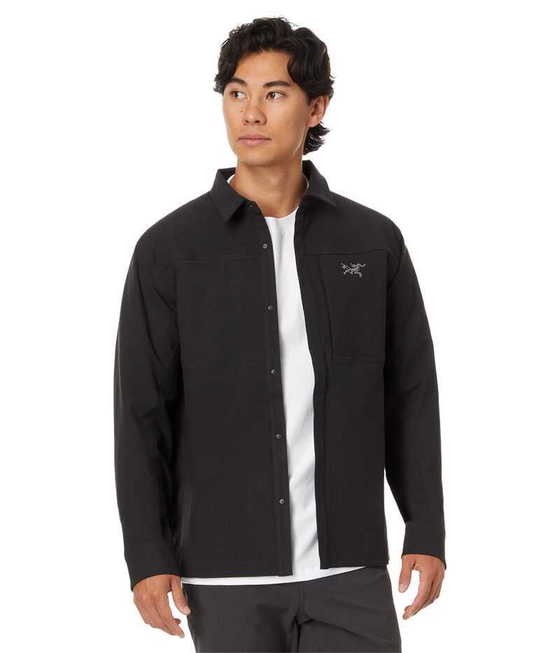 アークテリクス メンズ トップス シャツ コットン Arcteryx Cronin Cotton Overshirt Black ブラック
