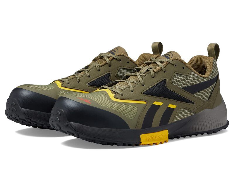 リーボック メンズ シューズ スニーカー Reebok Work Lavante Trail 2 Work EH Comp Toe Army GreenBlac グリーン