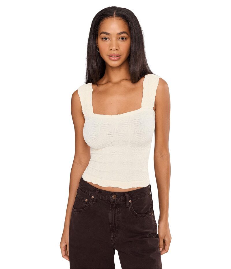 フリーピープル レディース アウター ニット・セーター Free People Love Letters Camivory アイボリー