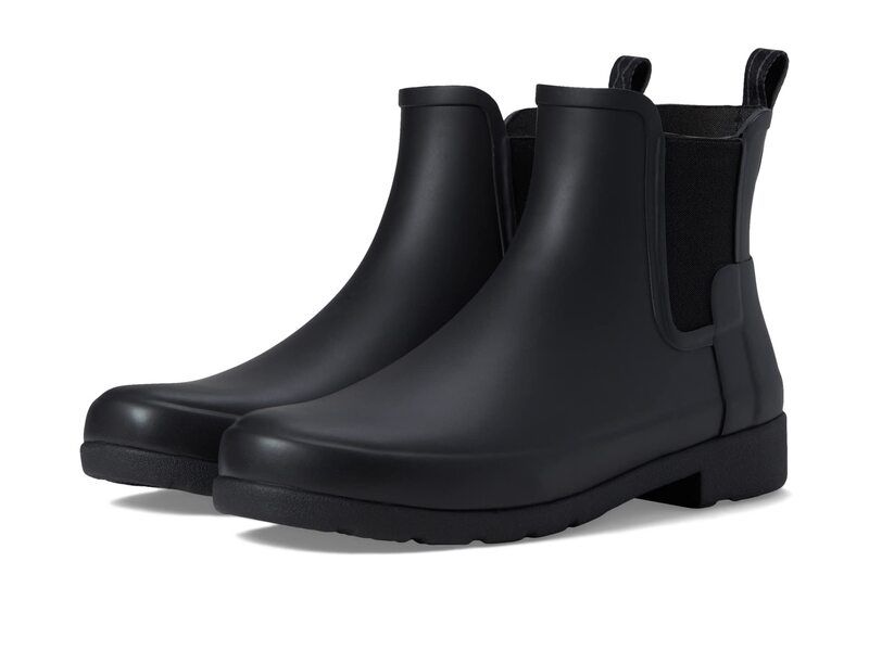 ハンター レディース シューズ ブーツ・レインブーツ チェルシー Hunter Refined Chelsea Black ブラック
