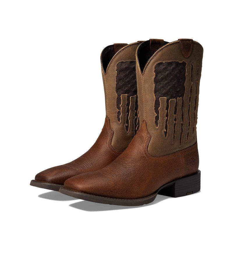 アリアト メンズ シューズ ブーツ・レインブーツ Ariat Sport My Country VentTEK Western Boot Faithful Brown ブラウン