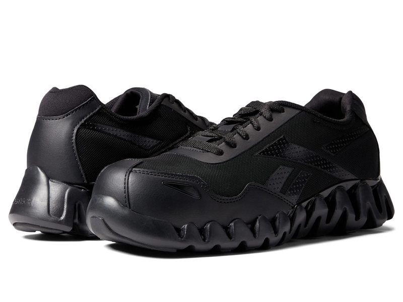リーボック メンズ シューズ スニーカー Reebok Work Zig Pulse Work EH Comp Toe Black ブラック