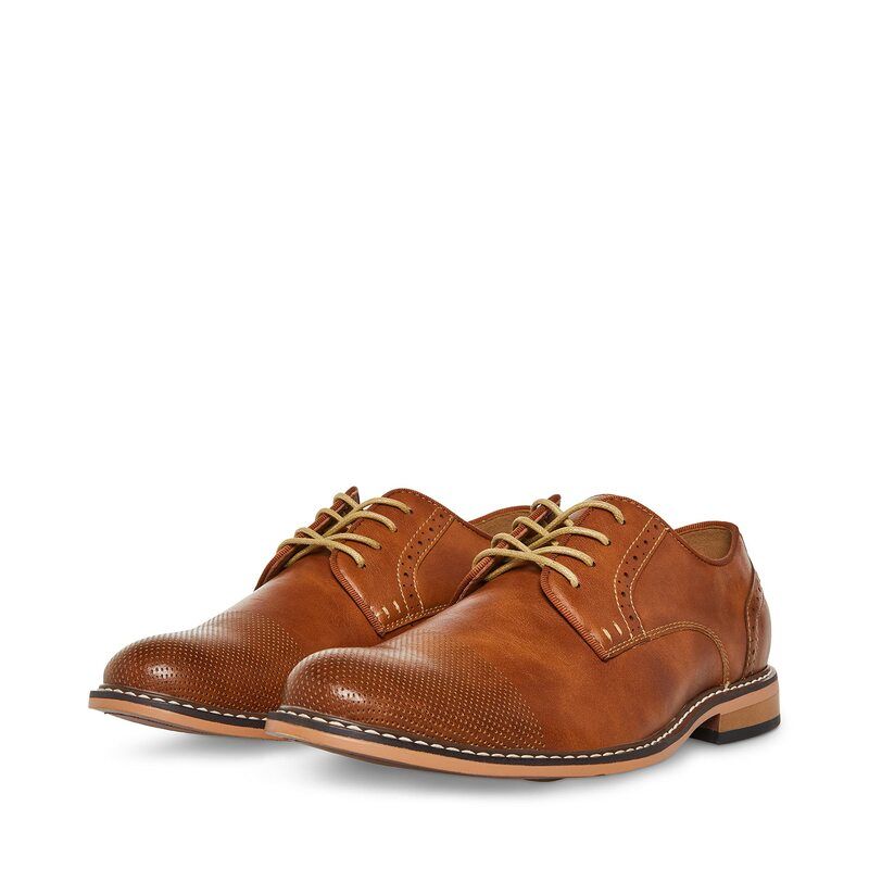 スティーブ マデン メンズ シューズ オックスフォード Steve Madden Alk Cognac