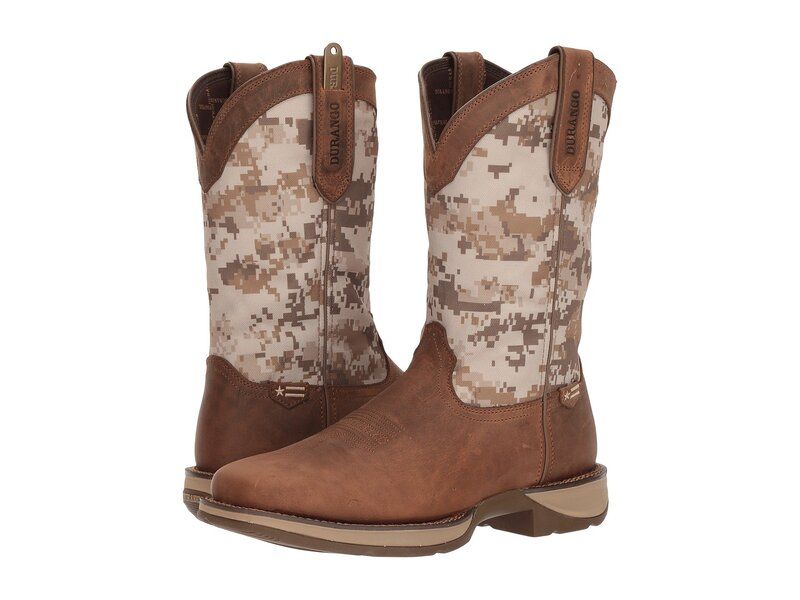 ドゥランゴ メンズ シューズ ブーツ・レインブーツ Durango Rebel 12 Desert Camo Dusty BrownDes ブラウン