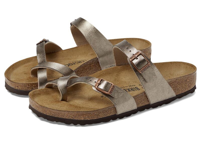 ビルケンシュトック レディース シューズ サンダル Birkenstock Mayari BirkoFlor Graceful Taupe トープ