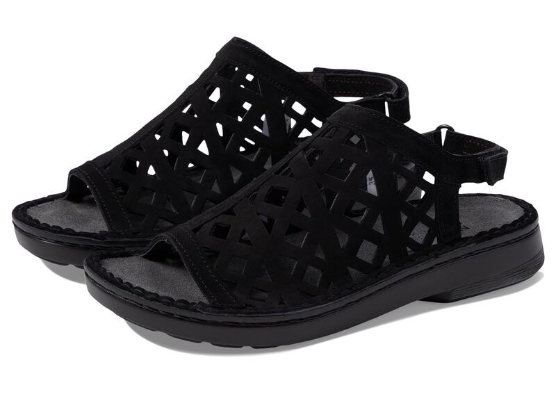 ナオト レディース シューズ サンダル Naot Amadora Black Velvet Nu ブラック