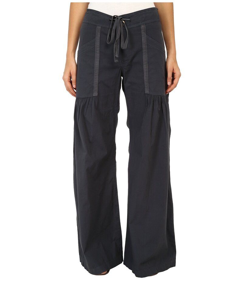 エックスシーブイアイ レディース ボトムス カジュアルパンツ ワイドレッグ XCVI Willow Wide Leg Stretch Poplin Pants Charcoal チャコール