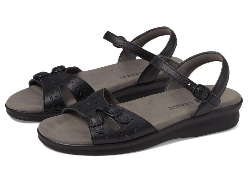 サス レディース シューズ サンダル SAS Duo Adjustable Comfort Sandal Black ブラック