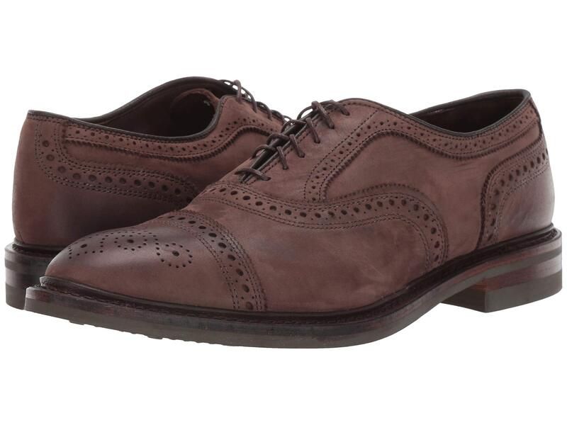 アレン エドモンズ メンズ シューズ オックスフォード Allen Edmondstrand mok Brownubuck ブラウン