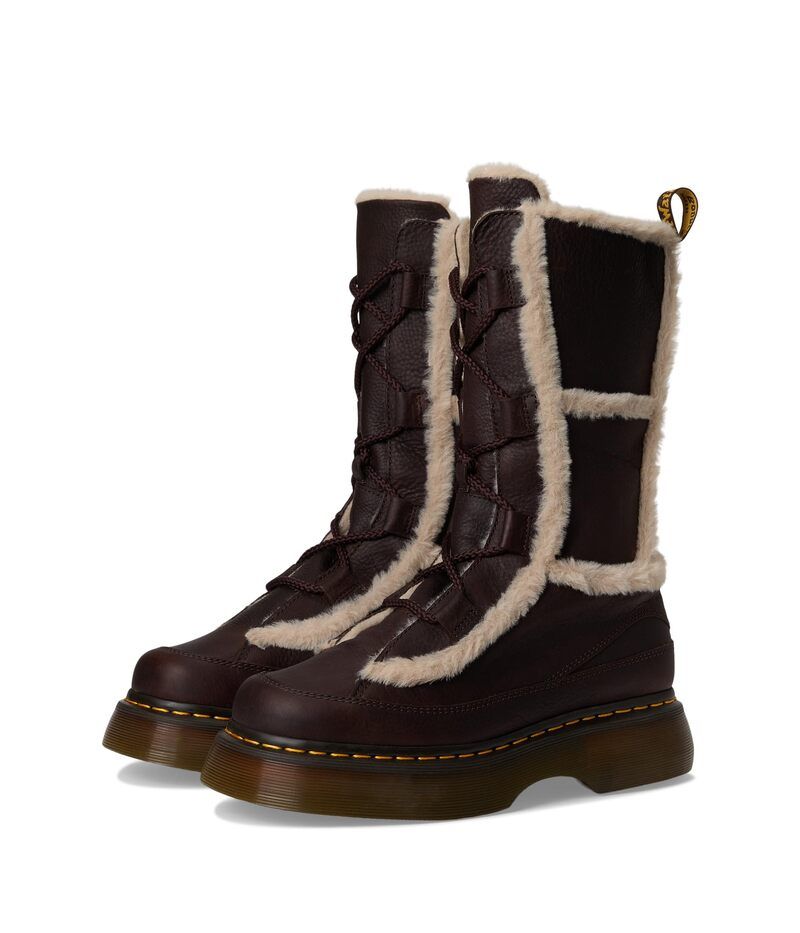 ドクターマーチン レディース シューズ ブーツ・レインブーツ レース Dr Martens Buzz Lace Wl Dark Brown ブラウン