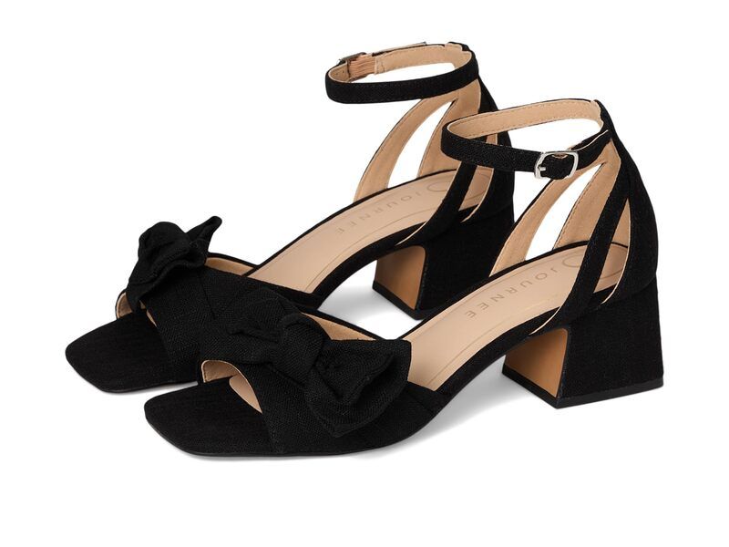 ジュルネ コレクション レディース シューズ サンダル Journee Collection Zevi Black ブラック