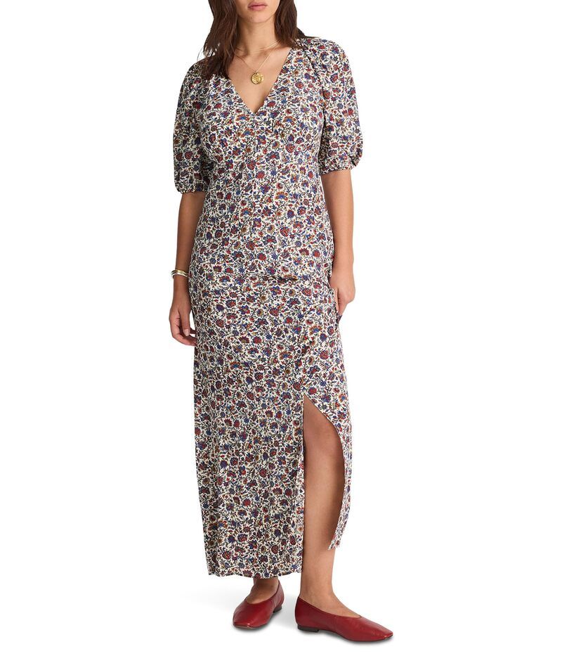 メイドウェル レディース トップス ワンピース Madewell Mona Dress Viscose Cdc Cherry Red レッド